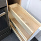 Domain Cabinets BSR06-GSO-UN Impression 6" x 35" With 1 Pullout Drawer Rustic Oak Wooden Spice Rack Base Cabinet