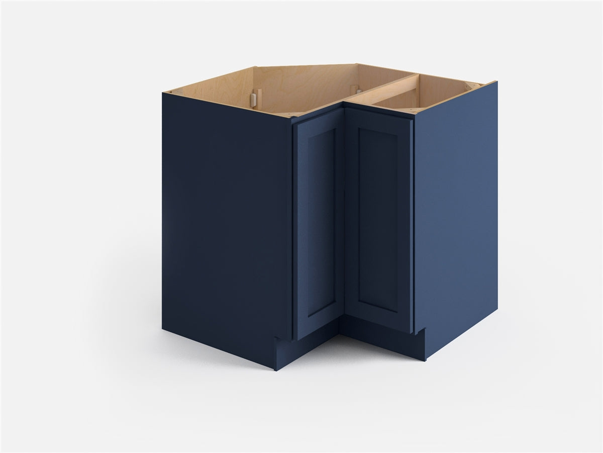 Domain Cabinets CB36-MBF-VW Valleywood 36" x 35" With 1 Folding Door Marine Blue Wooden Base Cabinet