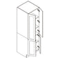 Domain Cabinets Cali 30" x 62" With 2 Doors Navy Wooden Shaker Base Pantry Top Cabinet