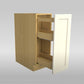 Domain Cabinets Cali 9" x 35" With 1 Drawer White Wooden Shaker Base Spice Pullout Drawer