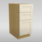 Domain Cabinets DB15-FWG-IN Frameless 15" x 35" With 3 Drawers White Gloss Wooden Base Cabinet