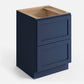 Domain Cabinets DC224-MBF-VW Valleywood 24" x 35" With 2 Drawers Marine Blue Wooden Base Cabinet
