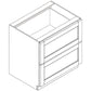 Domain Cabinets DC224-SFPG-VW Valleywood Shaker 24" x 35" With 2 Drawers Gray Wooden Base Cabinet
