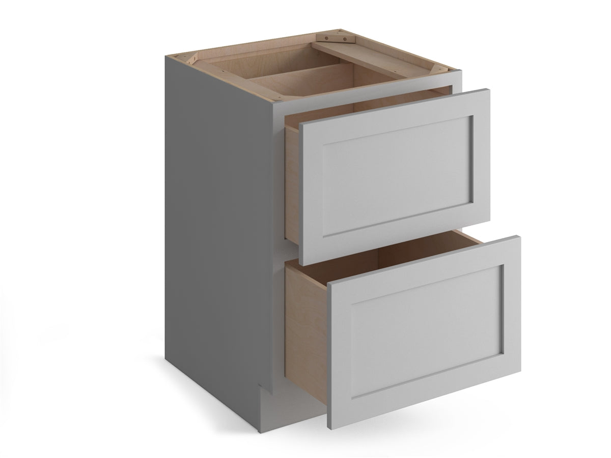 Domain Cabinets DC230-SFPG-VW Valleywood Shaker 30" x 35" With 2 Drawers Gray Wooden Base Cabinet