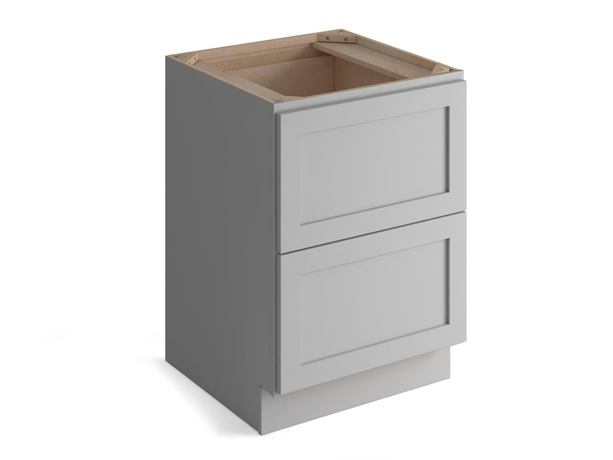 Domain Cabinets DC236-SFPG-VW Valleywood Shaker 26" x 35" With 2 Drawers Gray Wooden Base Cabinet