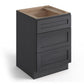 Domain Cabinets DC315-VIG-VW Valleywood 15" x 35" With 3 Drawers Dusky Gray Wooden Base Cabinet