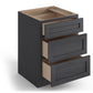 Domain Cabinets DC336-VIG-VW Valleywood 33" x 35" With 3 Drawers Dusky Gray Wooden Base Cabinet