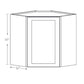 Domain Cabinets DCW2418-CSG-SD Coastal Shaker 24" x 18" With 1 Door Gray Wooden Wall Diagonal Corner Cabinet