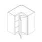Domain Cabinets ERC2436-CSW-SD Coastal 24" x 36" With 1 Folding Door White Wooden Wall Easy Reach Cabinet