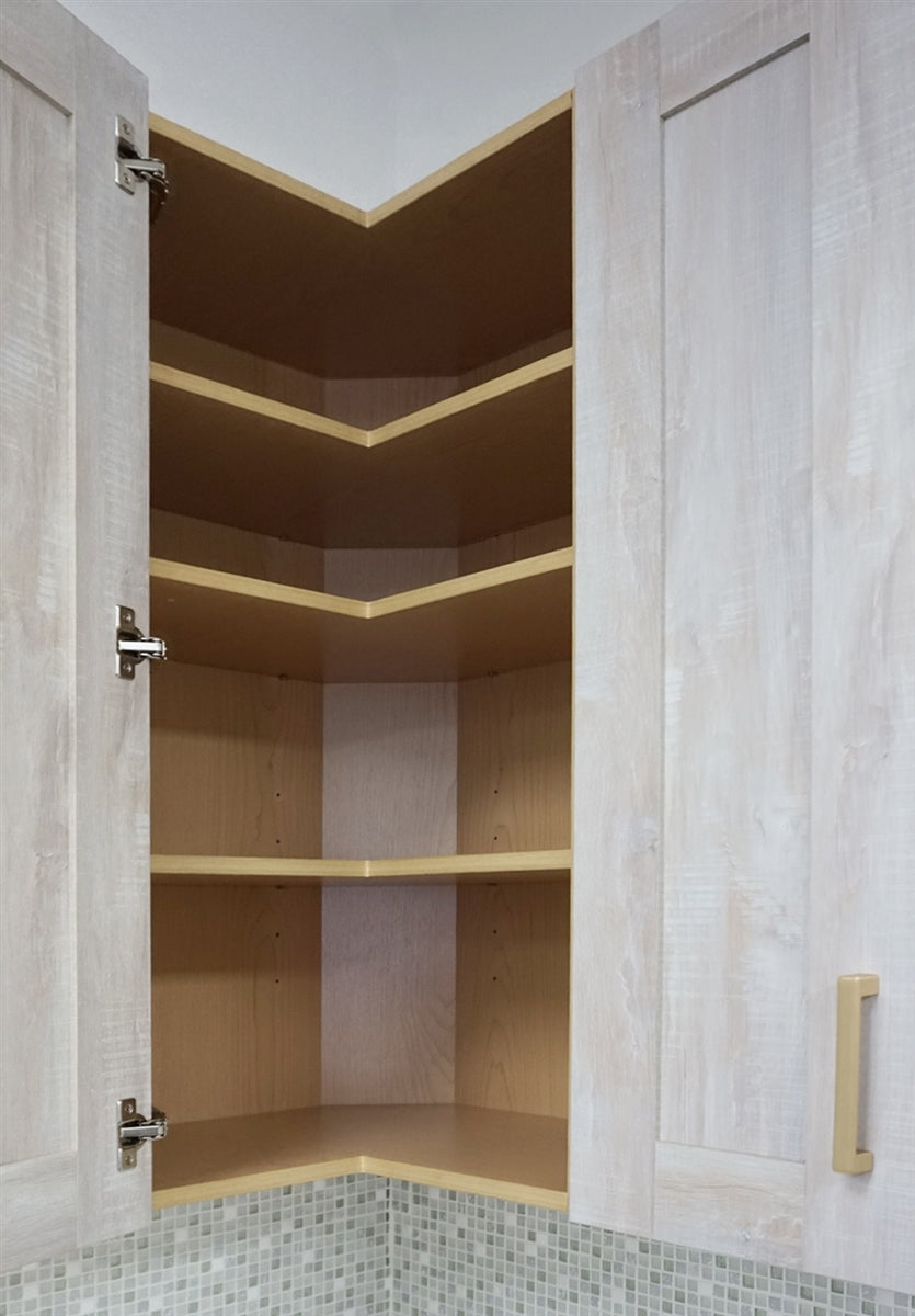 Domain Cabinets Impression 24"x 30" With 1 Folding Door Weathered Oak Wooden Wall Easy Reach Cabinet