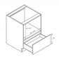 Domain Cabinets Impression 30" x 35" With 1 Drawer Rustic Oak Wooden Microwave Base Cabinet