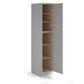 Domain Cabinets LC1884-SFPG-VW Valleywood Shaker 18" x 84" With 2 Doors and 4 Shelves Gray Wooden Single Pantry Cabinet