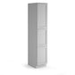 Domain Cabinets LC1884-SFPG-VW Valleywood Shaker 18" x 84" With 2 Doors and 4 Shelves Gray Wooden Single Pantry Cabinet