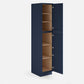 Domain Cabinets LC1890-MBF-VW Valleywood 18" x 90" With 2 Doors and 4 Shelves Marine Blue Wooden Single Pantry Cabinet