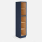 Domain Cabinets LC1890-MBF-VW Valleywood 18" x 90" With 2 Doors and 4 Shelves Marine Blue Wooden Single Pantry Cabinet