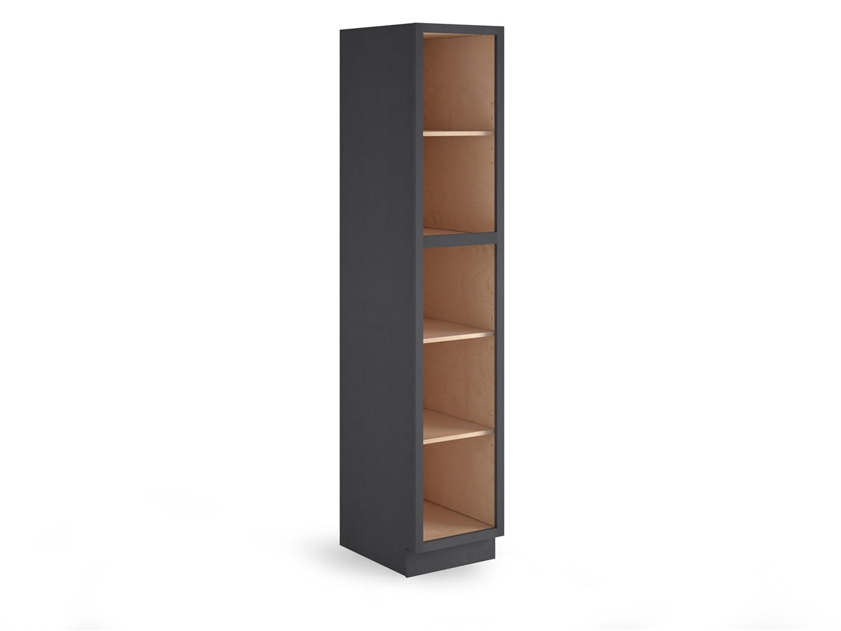 Domain Cabinets LC1890-VIG-VW Valleywood 18" x 90" With 2 Doors and 4 Shelves Dusky Gray Wooden Single Pantry Cabinet