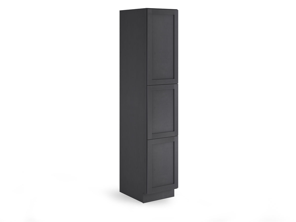 Domain Cabinets LC1896-VIG-VW Valleywood 18" x 96" With 2 Doors and 5 Shelves Dusky Gray Wooden Single Pantry Cabinet