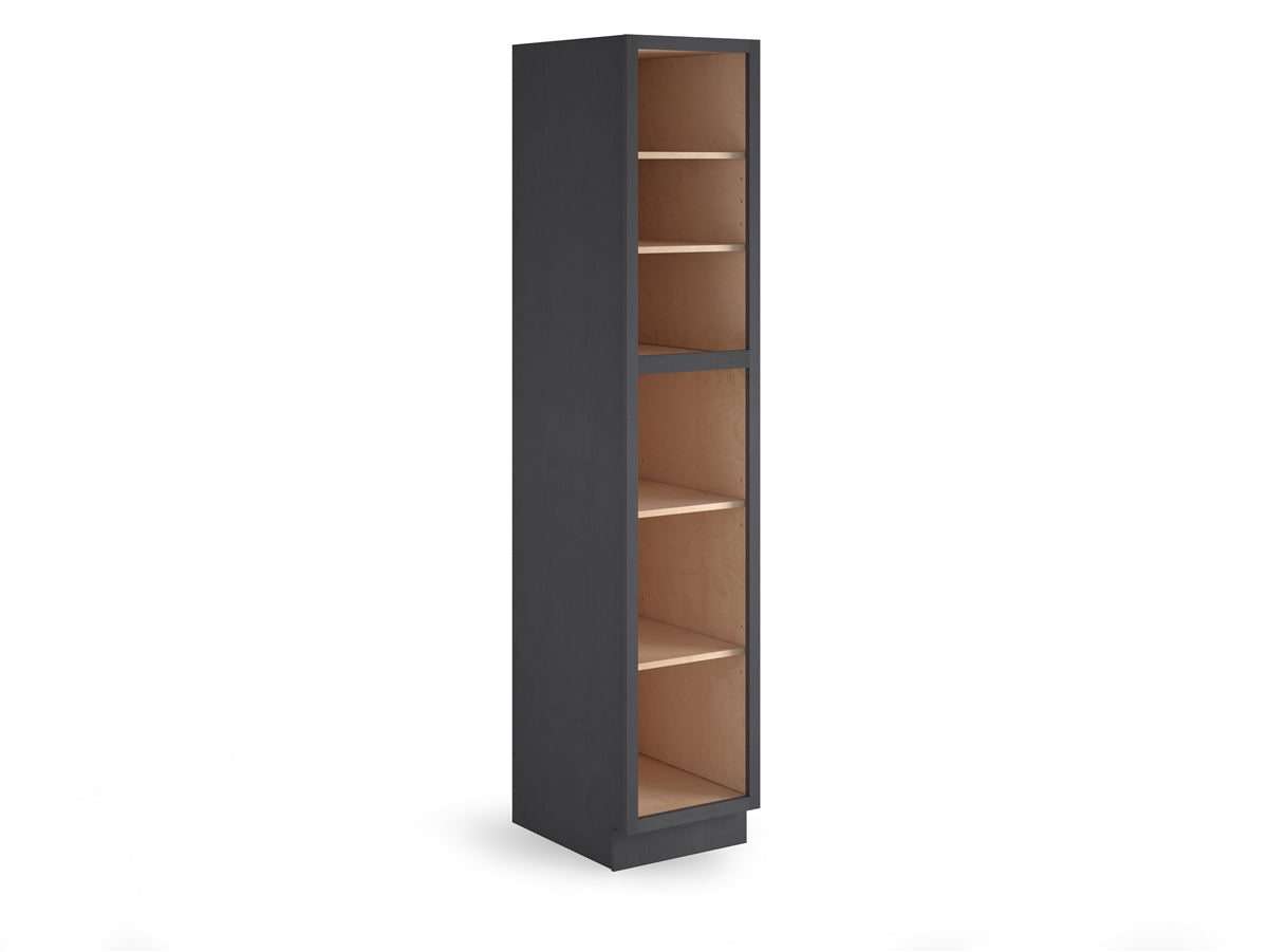 Domain Cabinets LC1896-VIG-VW Valleywood 18" x 96" With 2 Doors and 5 Shelves Dusky Gray Wooden Single Pantry Cabinet