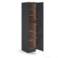 Domain Cabinets LC1896-VIG-VW Valleywood 18" x 96" With 2 Doors and 5 Shelves Dusky Gray Wooden Single Pantry Cabinet
