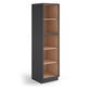 Domain Cabinets LC3084-VIG-VW Valleywood 30" x 84" With 4 Doors and 4 Shelves Dusky Gray Wooden Double Pantry Cabinet