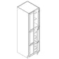 Domain Cabinets LC3096-SFPW-VW Valleywood 30" x 96" With 4 Doors and 3 Shelves White Wooden Double Pantry Cabinet