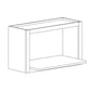 Domain Cabinets MO3018-CPW-SD Charleston 30" x 18" With 1 Shelf Pure White Wooden Wall Microwave Cabinet