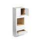 Domain Cabinets OC3384SD-SFPW-VW Valleywood 33" x 84" With 2 Doors and 3 Drawers White Wooden Oven Cabinet