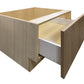 Domain Cabinets OVB3016-FWG-IN Frameless 30" x 17" With 1 Drawer White Gloss Wooden Microwave Base Drawer Cabinet