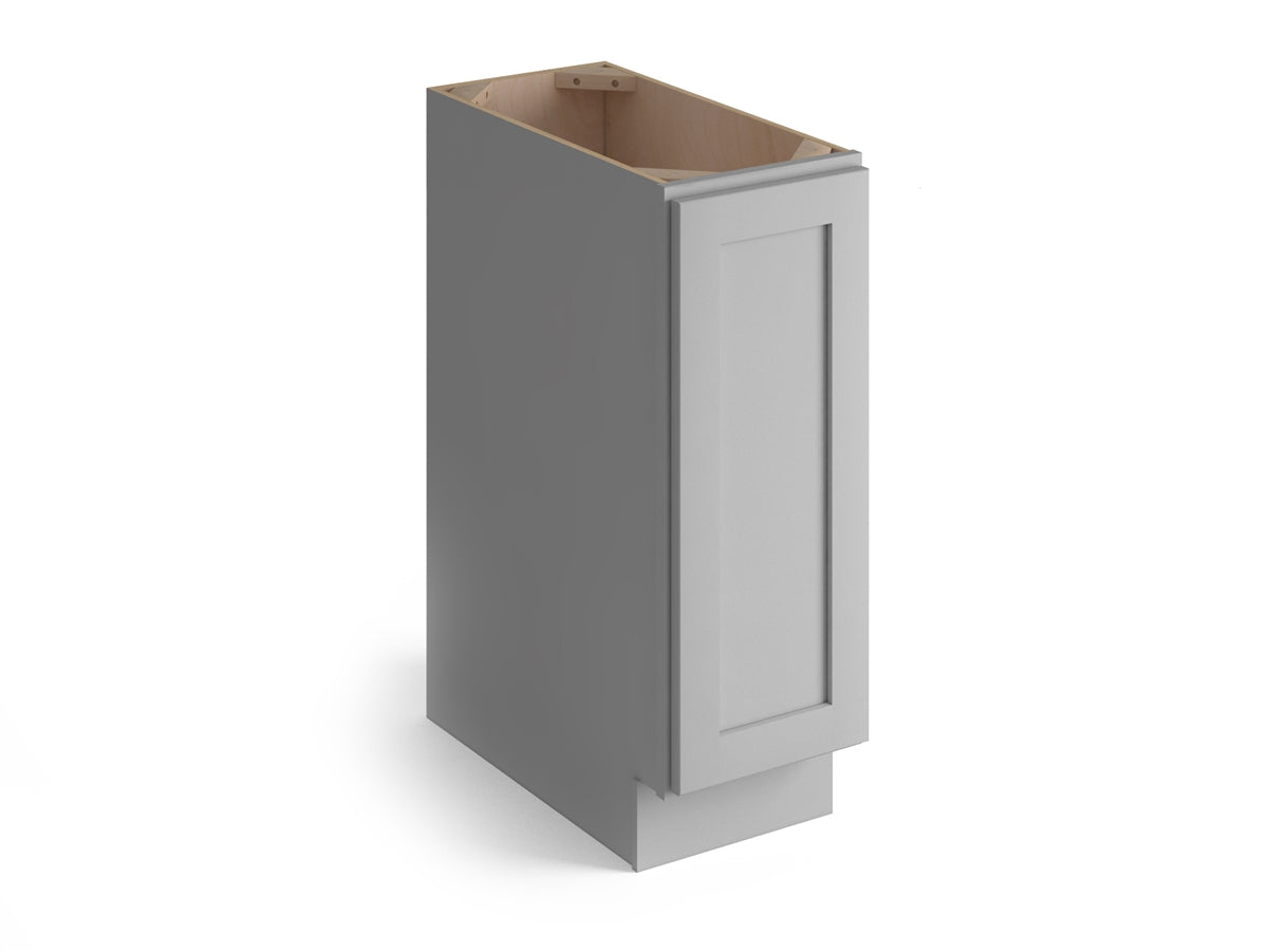 Domain Cabinets SR09-SFPG-VW Valleywood Shaker 9" x 35" With 1 Drawer Gray Wooden Spice Rack Drawer Cabinet