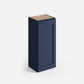 Domain Cabinets WC1542-MBF-VW Valleywood 15" x 42" With 1 Door and 3 Shelves Marine Blue Wooden Wall Cabinet