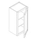Domain Cabinets WC1830-MBF-VW Valleywood 18" x 30" With 1 Door and 2 Shelves Marine Blue Wooden Wall Cabinet