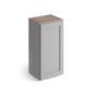 Domain Cabinets WC2142-SFPG-VW Valleywood Shaker 21" x 42" With 1 Door and 3 Shelves Gray Wooden Wall Cabinet