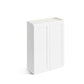 Domain Cabinets WC2742-SFPW-VW Valleywood 27" x 42" With 2 Doors and 3 Shelves White Wooden Wall Cabinet