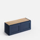 Domain Cabinets WC3015-MBF-VW Valleywood 30" x 15" With 2 Doors Marine Blue Wooden Wall Bridge Cabinet