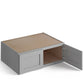 Domain Cabinets WC331224-SFPG-VW Valleywood Shaker 33" x 12" With 2 Doors Gray Wooden Wall Refrigerator Cabinet