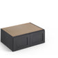 Domain Cabinets WC331824-VIG-VW Valleywood 33" x 18" With 2 Doors Dusky Gray Wooden Wall Refrigerator Cabinet
