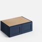 Domain Cabinets WC332424-MBF-VW Valleywood 33" x 24" With 2 Doors Marine Blue Wooden Wall Refrigerator Cabinet