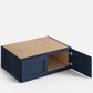 Domain Cabinets WC332424-MBF-VW Valleywood 33" x 24" With 2 Doors Marine Blue Wooden Wall Refrigerator Cabinet