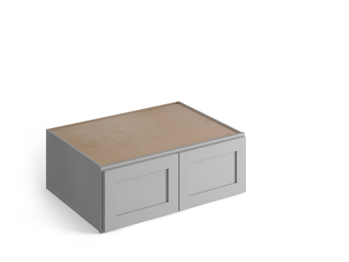 Domain Cabinets WC332424-SFPG-VW Valleywood Shaker 33" x 24" With 2 Doors Gray Wooden Wall Refrigerator Cabinet