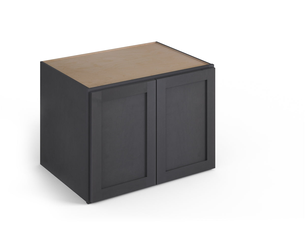 Domain Cabinets WC332424-VIG-VW Valleywood 33" x 24" With 2 Doors Dusky Gray Wooden Wall Refrigerator Cabinet