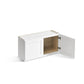 Domain Cabinets WC3624-SFPW-VW Valleywood 36" x 24" With 2 Doors White Wooden Wall Bridge Cabinet