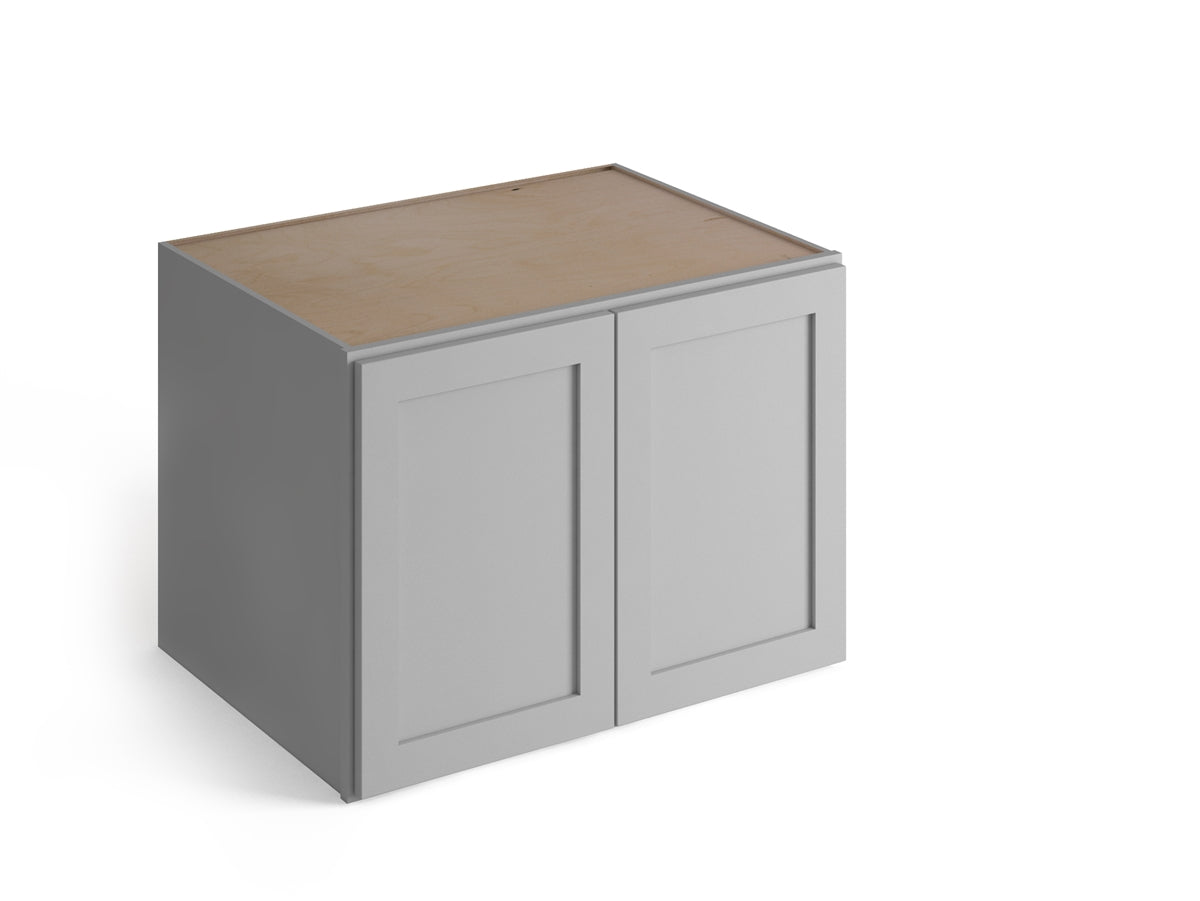 Domain Cabinets WC362424-SFPG-VW Valleywood Shaker 36" x 24" With 2 Doors Gray Wooden Wall Refrigerator Cabinet