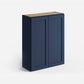 Domain Cabinets WC3636-MBF-VW Valleywood 36" x 36" With 2 Doors and 2 Shelves Marine Blue Wooden Wall Cabinet