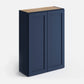 Domain Cabinets WC3642-MBF-VW Valleywood 36" x 42" With 2 Doors and 3 Shelves Marine Blue Wooden Wall Cabinet
