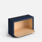 Domain Cabinets WM3018-MBF-VW Valleywood 30" x 18" With 1 Shelf Marine Blue Wooden Wall Microwave Cabinet