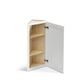 Domain Cabinets WM3018-SFPW-VW Valleywood 30" x 18" With 1 Shelf White Wooden Microwave Wall Cabinet