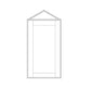 Domain Cabinets WM3018-SFPW-VW Valleywood 30" x 18" With 1 Shelf White Wooden Microwave Wall Cabinet