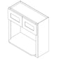 Domain Cabinets WMC3036-KGS-BC Kingston 30" x 36" With 2 Doors Gray Wooden Wall Microwave Cabinet