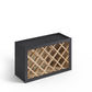 Domain Cabinets WR1542-VIG-VW Valleywood 15" x 42" Dusky Gray Wooden Wall Wine Rack