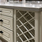 Domain Cabinets WWR3015-KWS-BC Kingston 30" x 15" White Wooden Wine Rack